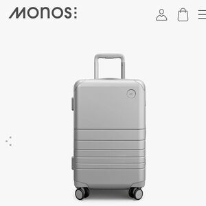 Monos 
Hybrid CarryOn 22” 
$355 silver preowned